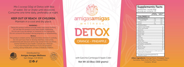 AMIGAS AMIGAS ORANGE PINEAPPLE DETOX